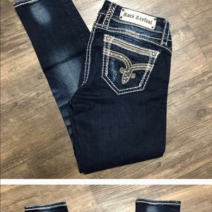 Rock revival skinny jeans size 28